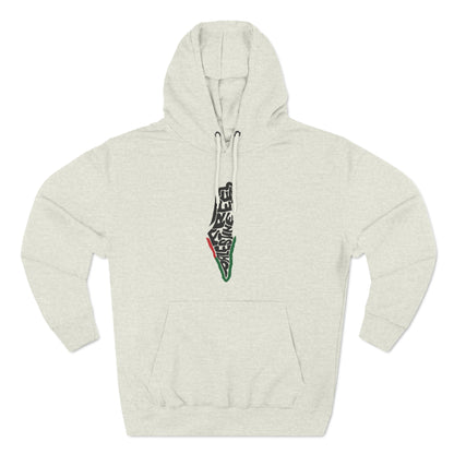 Free Palestine Map Unisex Premium Pullover Hoodie