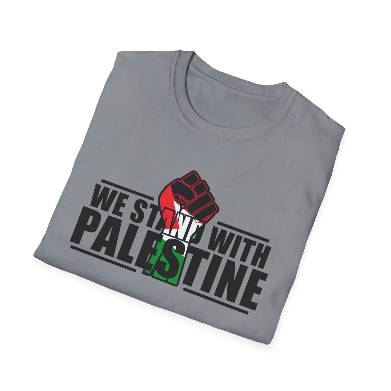 We stand with palestine Unisex Softstyle T-Shirt