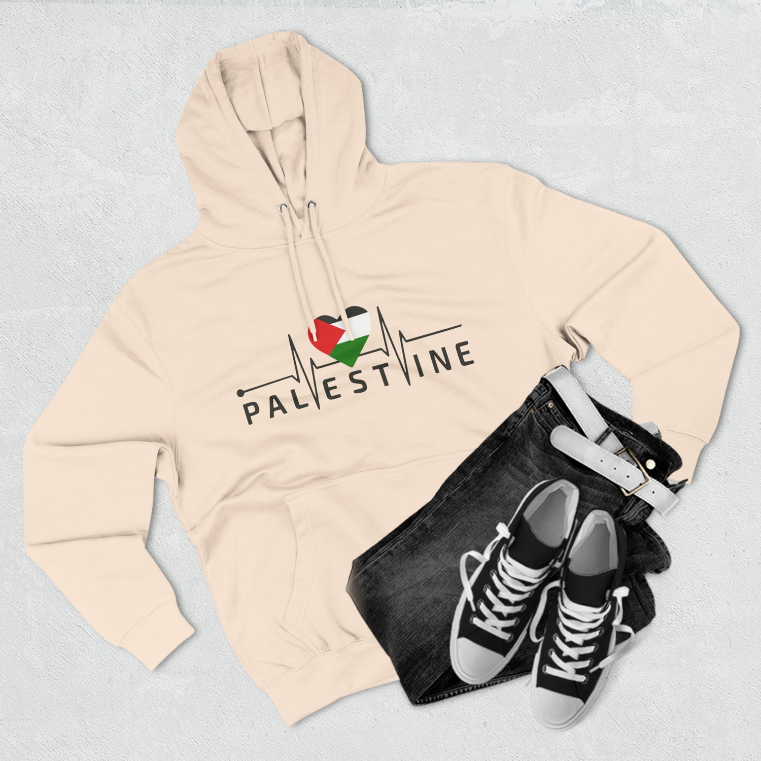 Palestine Pulse Unisex Premium Pullover Hoodie