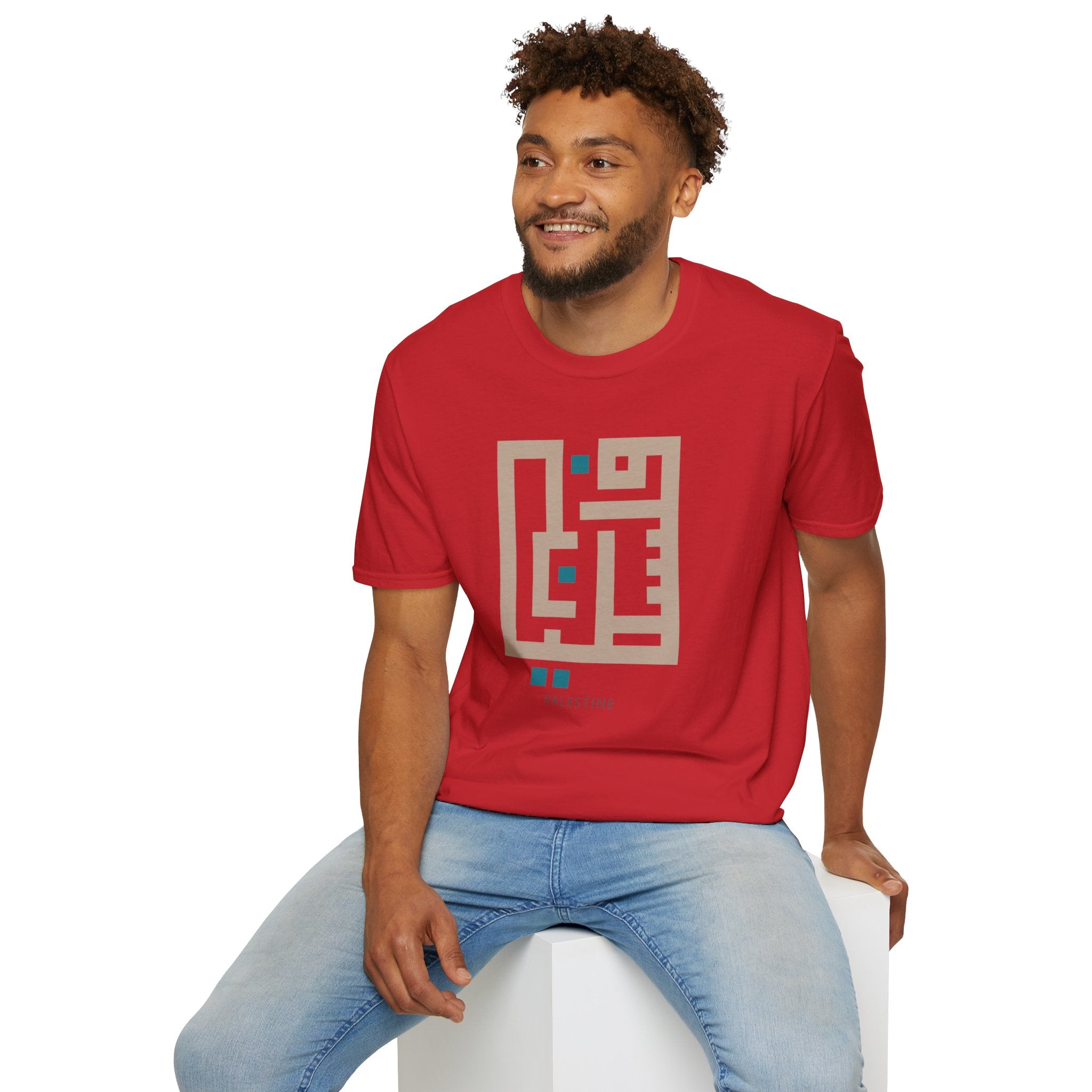 Palestine Kufic Softstyle Unisex T-Shirt