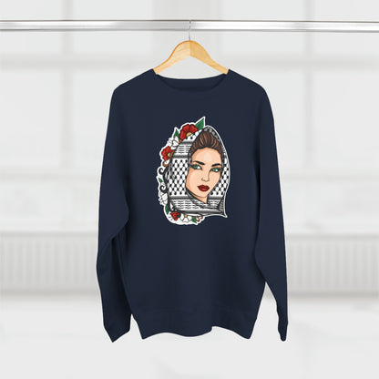 Palestinian Beauty Unisex Premium Crewneck Sweatshirt