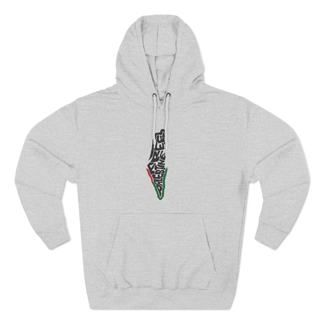 Free Palestine Map Unisex Premium Pullover Hoodie