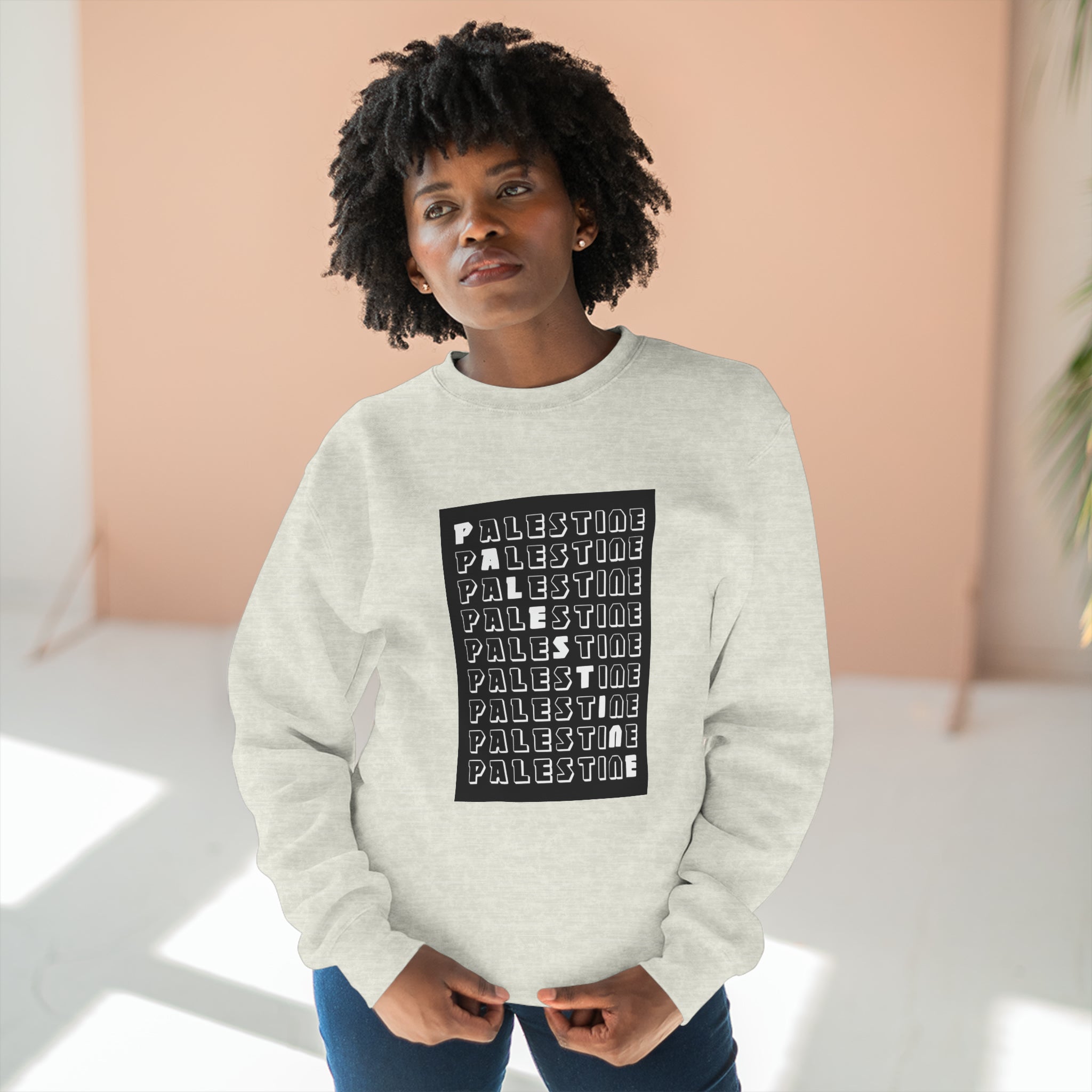 Palestine Premium Unisex Crewneck Sweatshirt