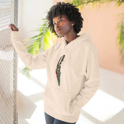 Free Palestine Map Unisex Premium Pullover Hoodie