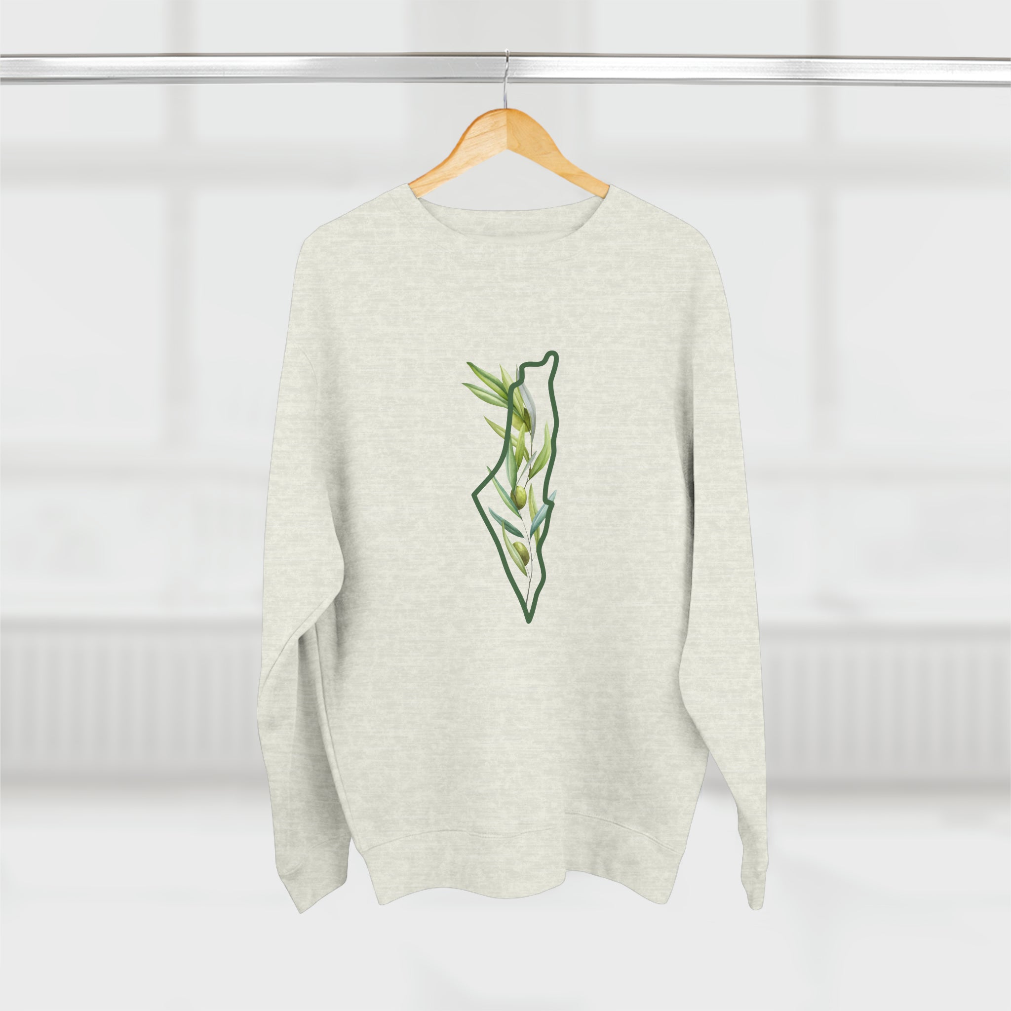 The Olive Branch Unisex Premium Crewneck Sweatshirt