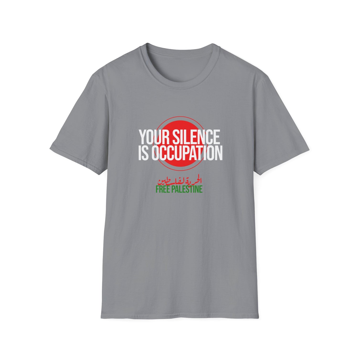 Silence is Occupation Unisex Softstyle T-Shirt