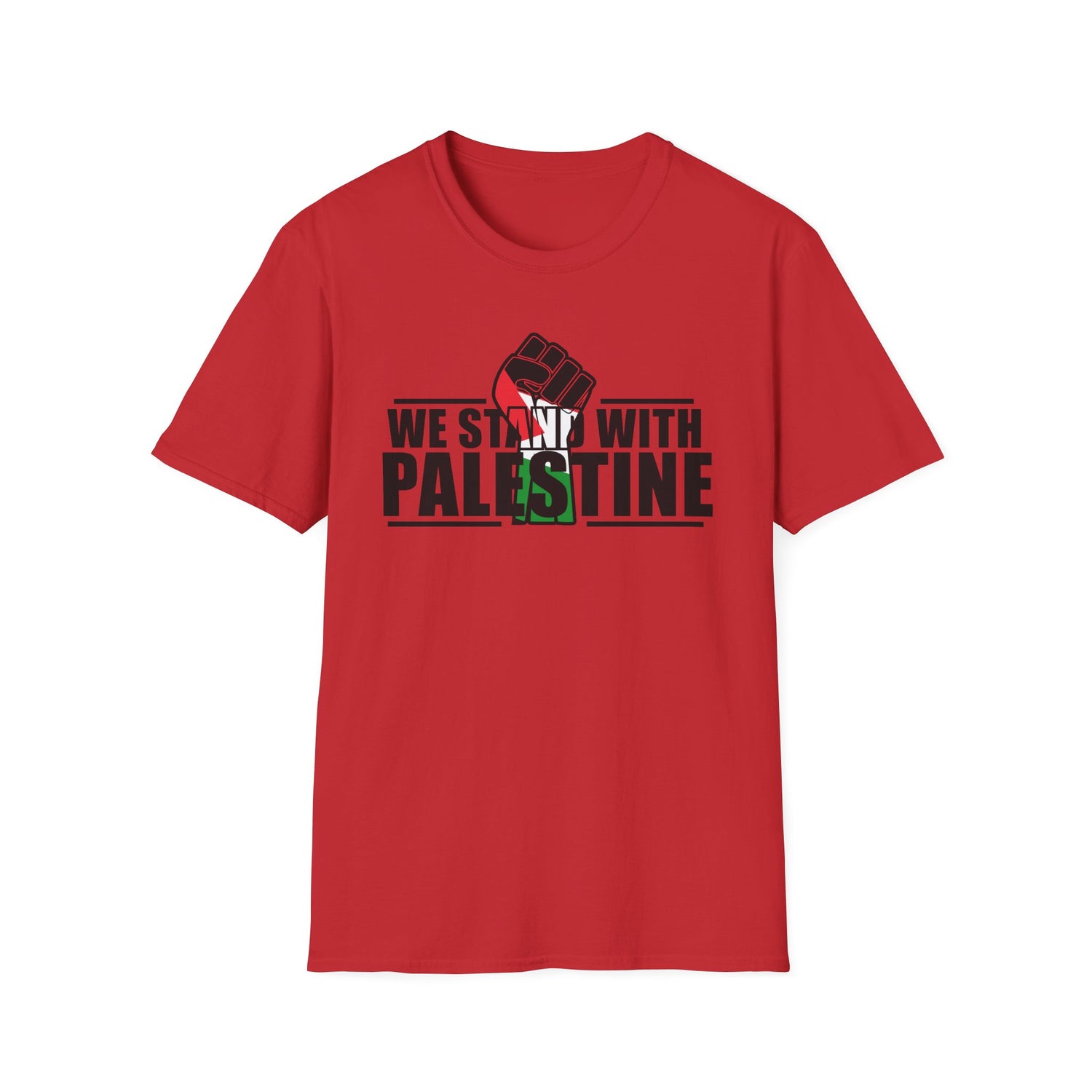 We stand with palestine Unisex Softstyle T-Shirt