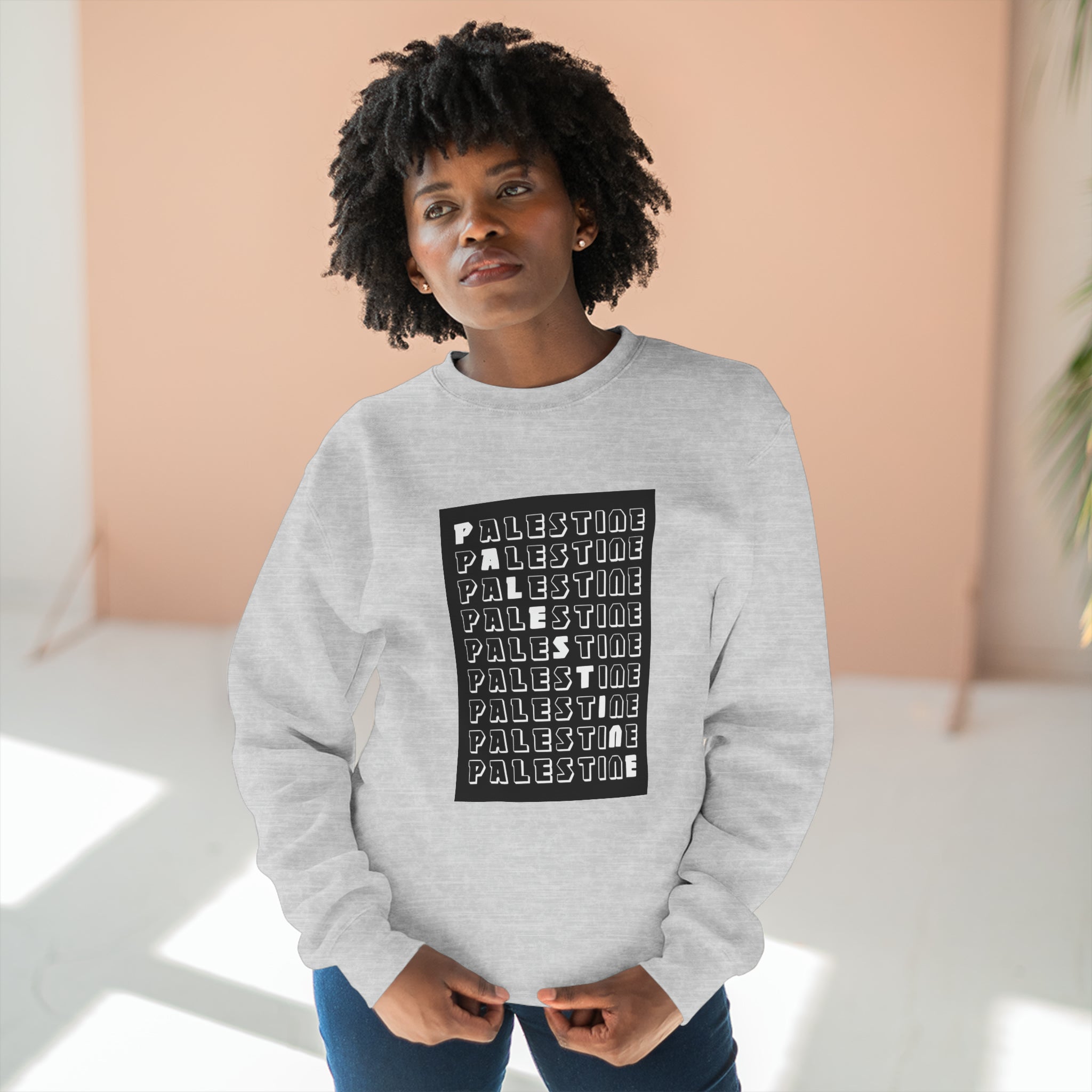 Palestine Premium Unisex Crewneck Sweatshirt