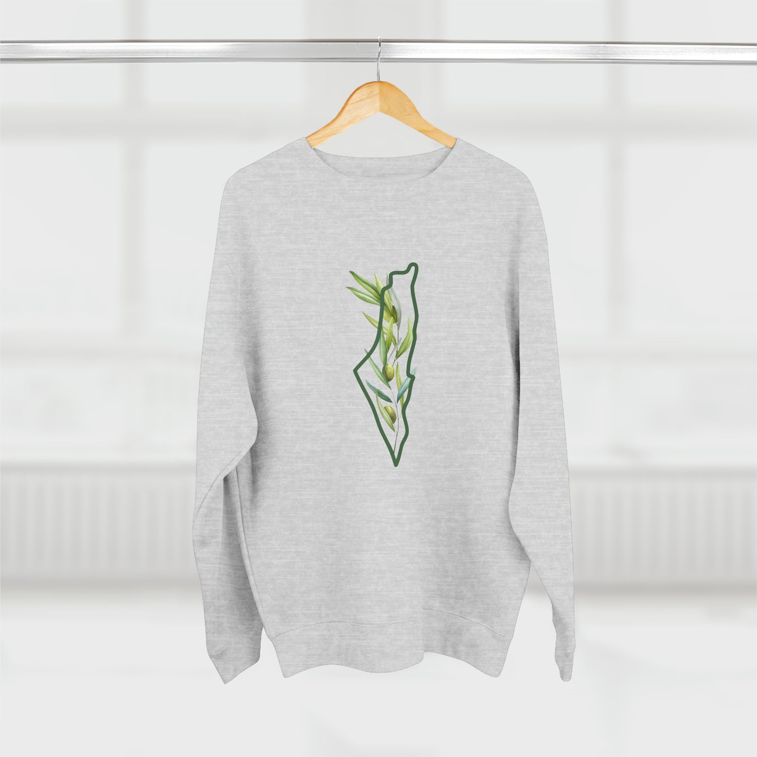 The Olive Branch Unisex Premium Crewneck Sweatshirt