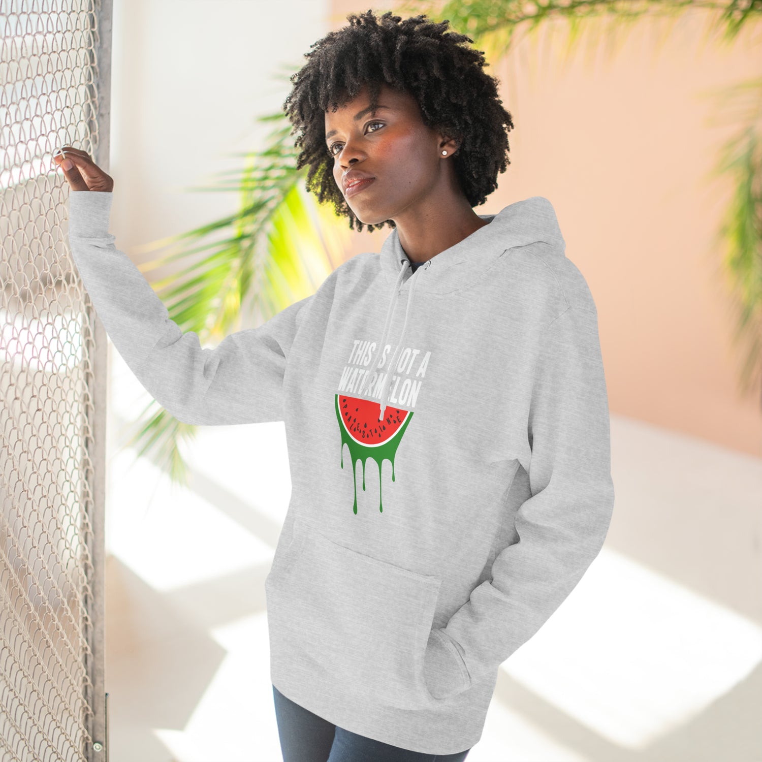 This Is Not a Watermelon Unisex Premium Pullover Hoodie