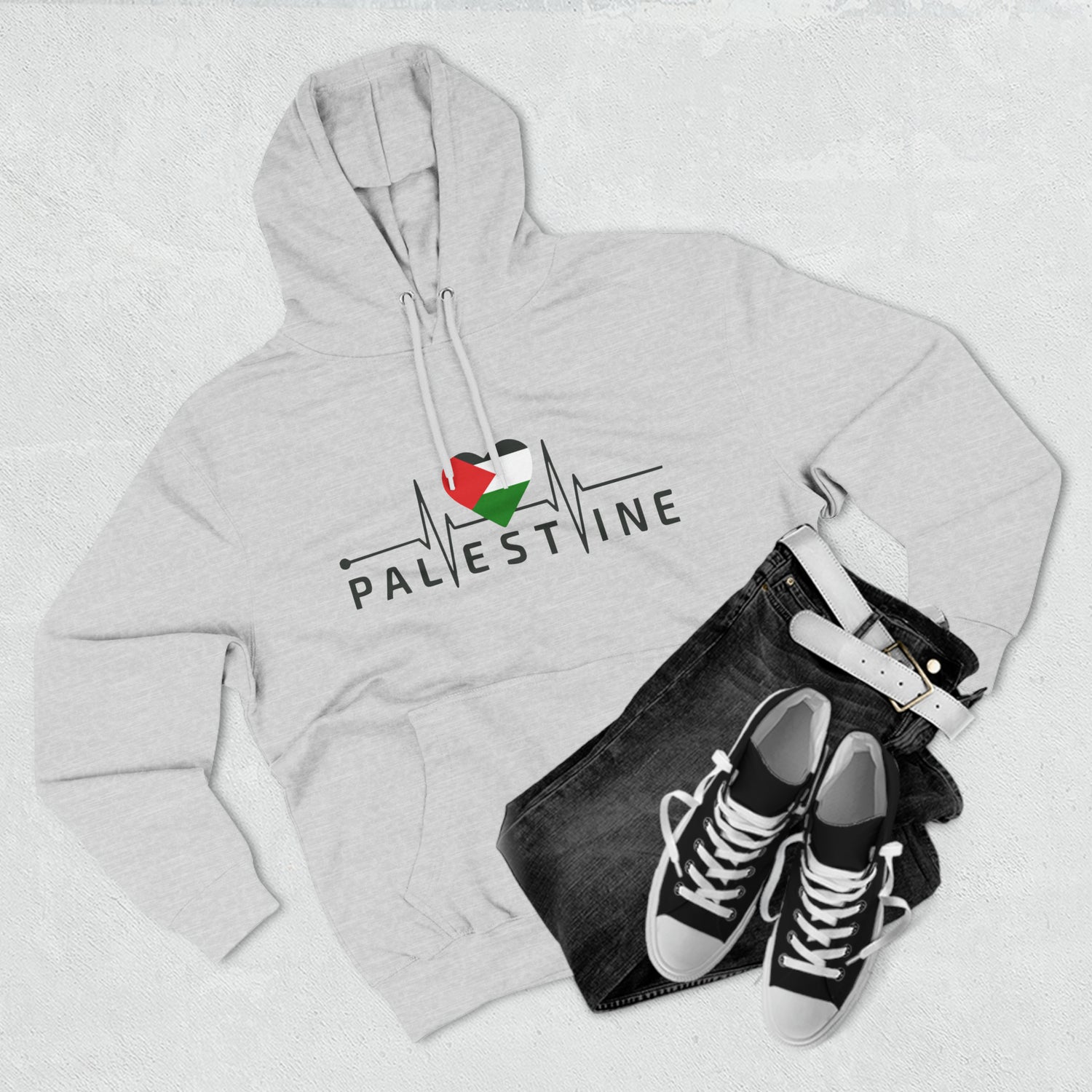 Palestine Pulse Unisex Premium Pullover Hoodie