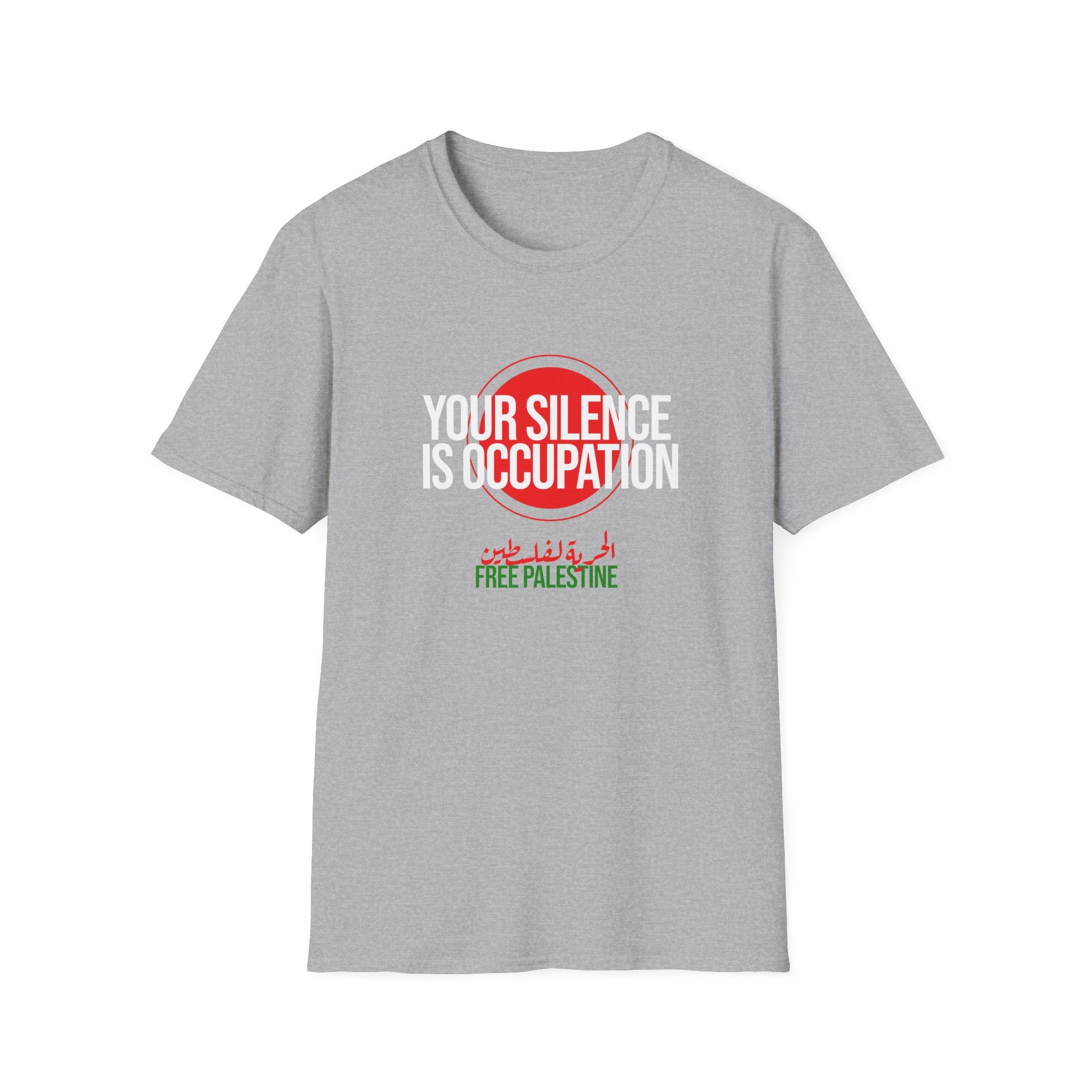 Silence is Occupation Unisex Softstyle T-Shirt