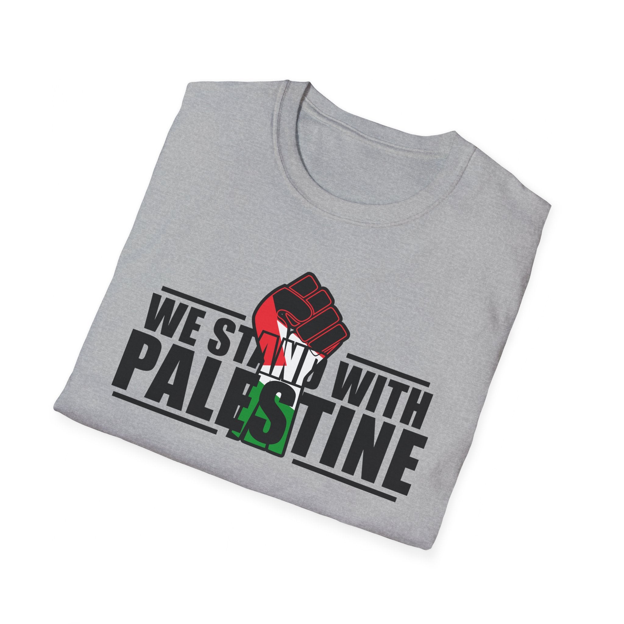 We stand with palestine Unisex Softstyle T-Shirt