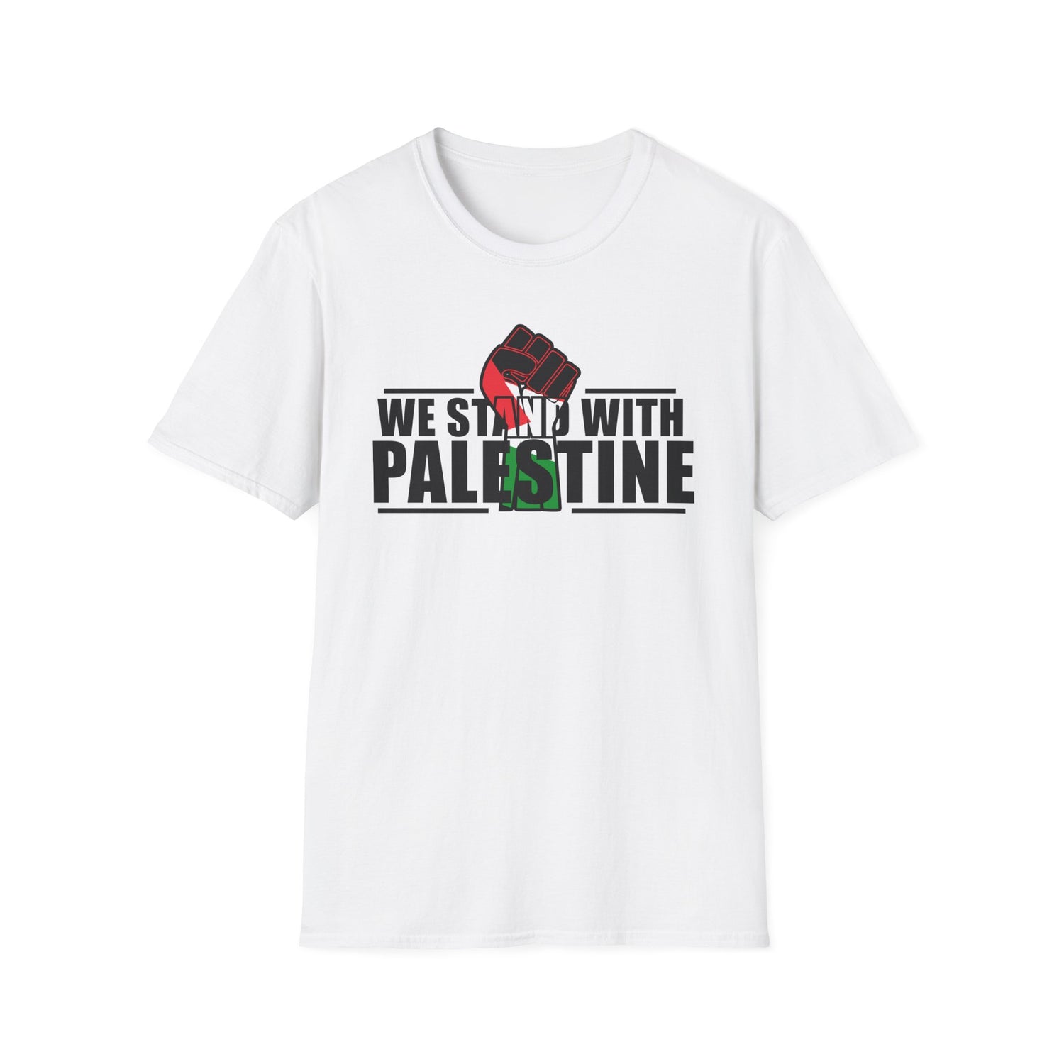 We stand with palestine Unisex Softstyle T-Shirt