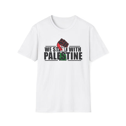 We stand with palestine Unisex Softstyle T-Shirt