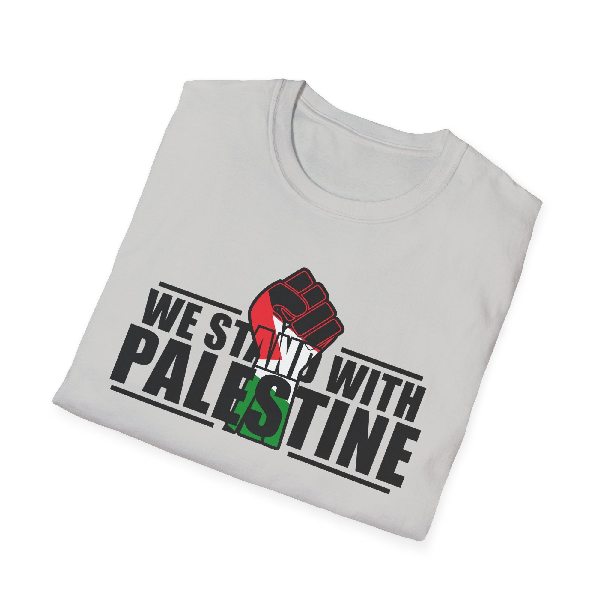 We stand with palestine Unisex Softstyle T-Shirt