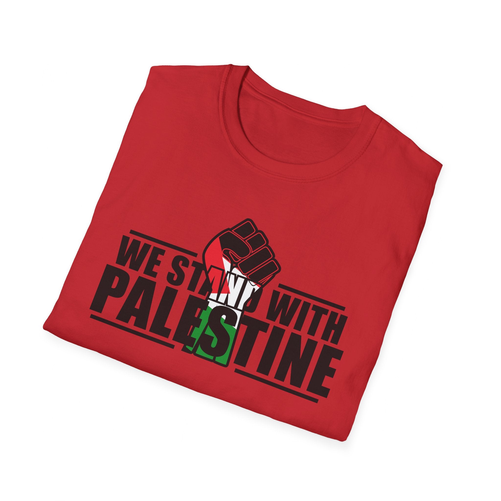 We stand with palestine Unisex Softstyle T-Shirt