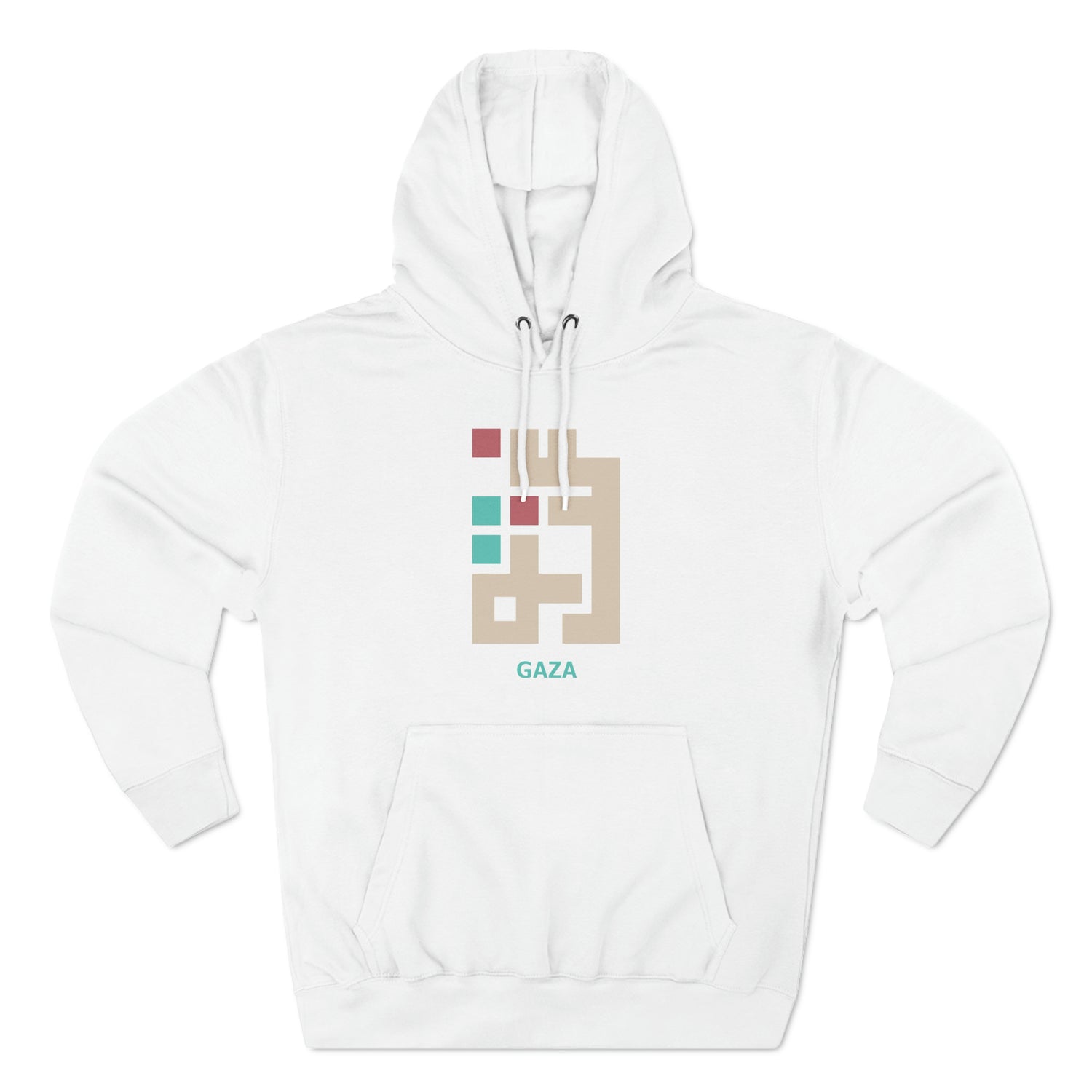 Gaza Kufic Unisex Premium Pullover Hoodie