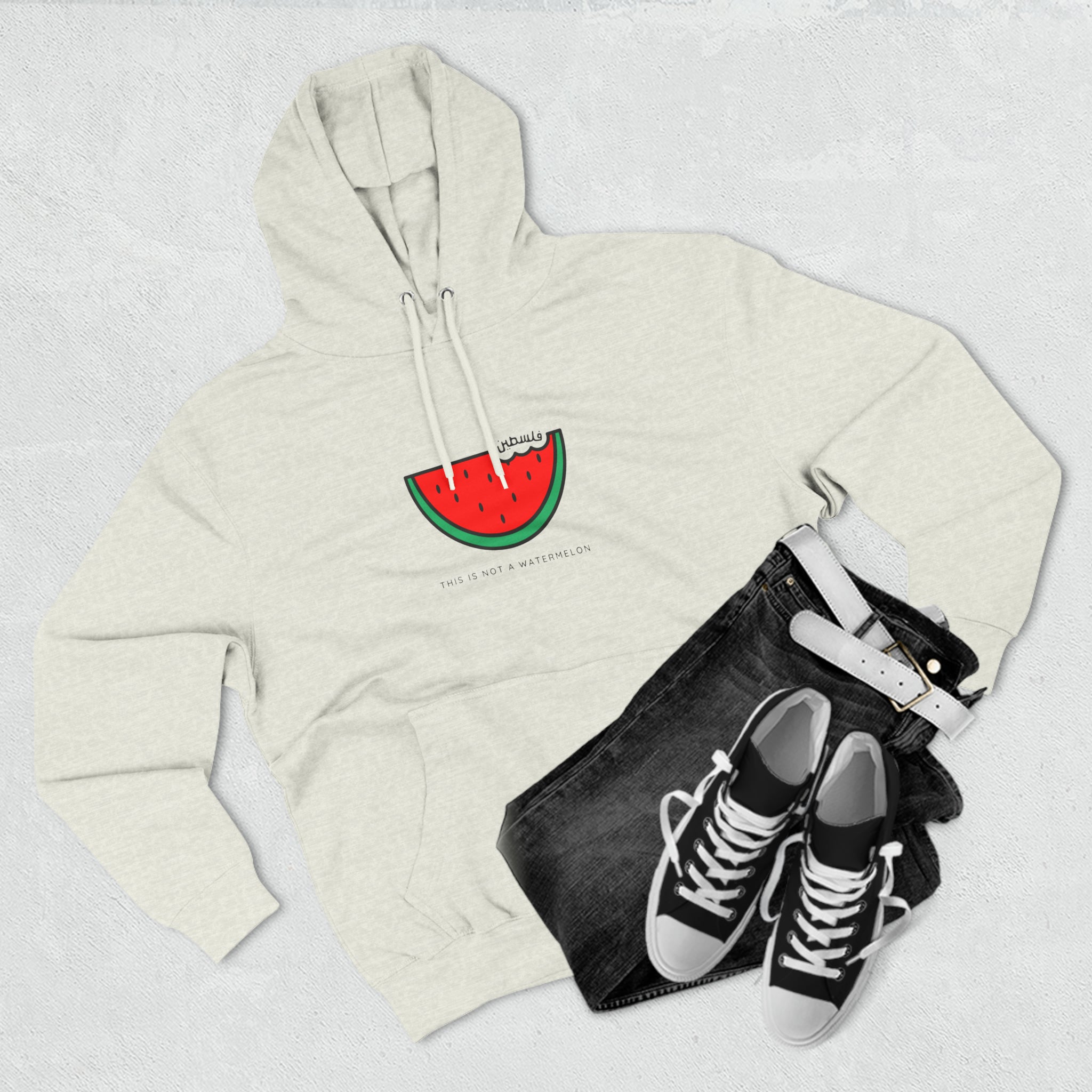 Not a Watermelon Unisex Premium Pullover Hoodie