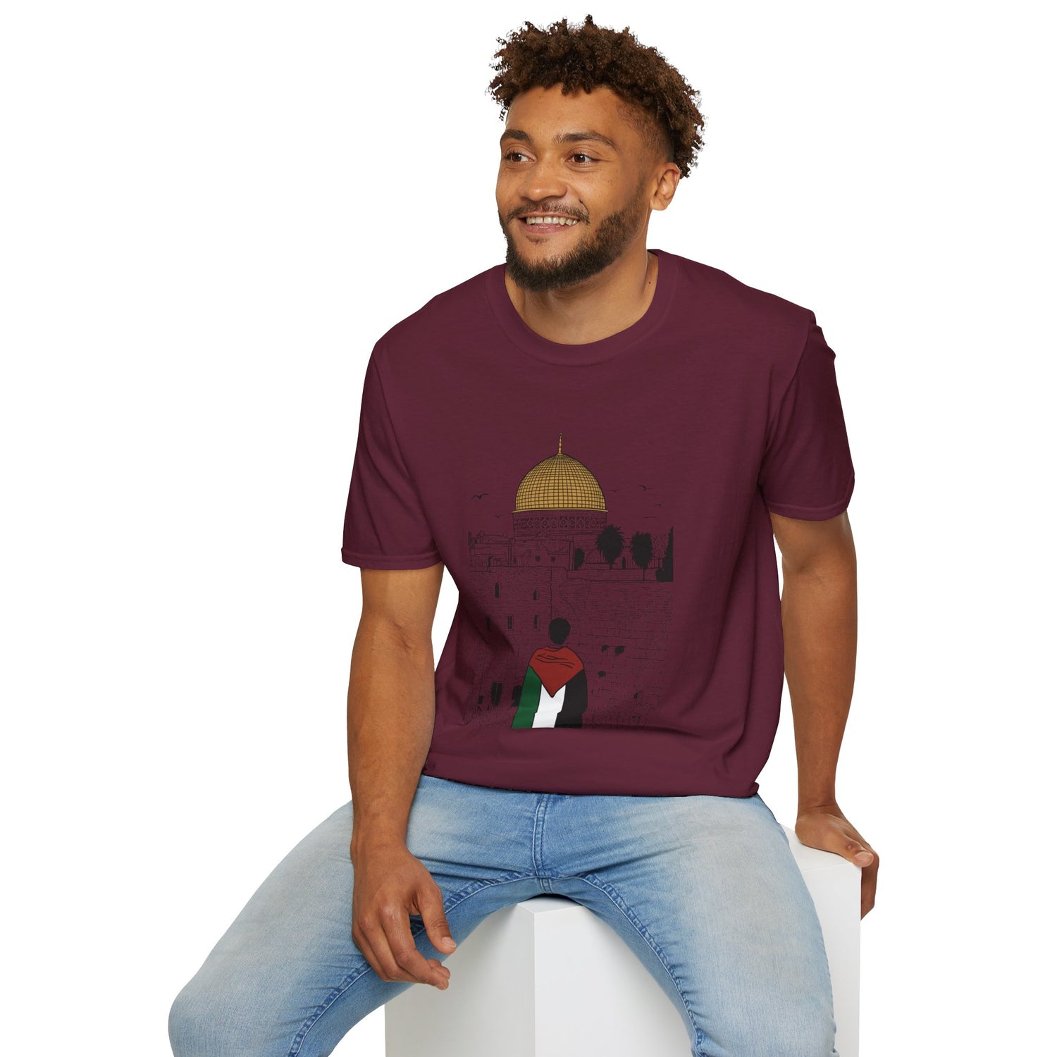 View of Freedom Unisex Softstyle T-Shirt