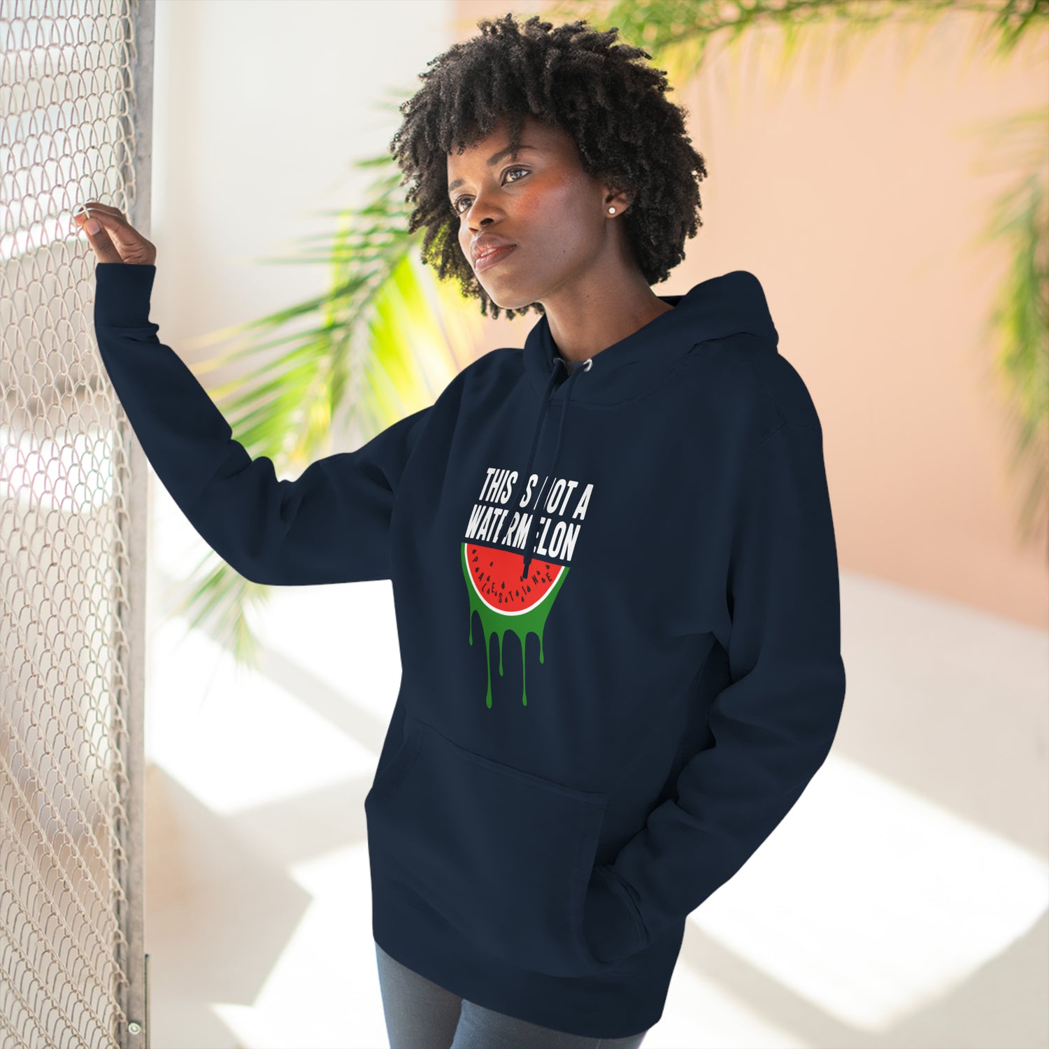 This Is Not a Watermelon Unisex Premium Pullover Hoodie