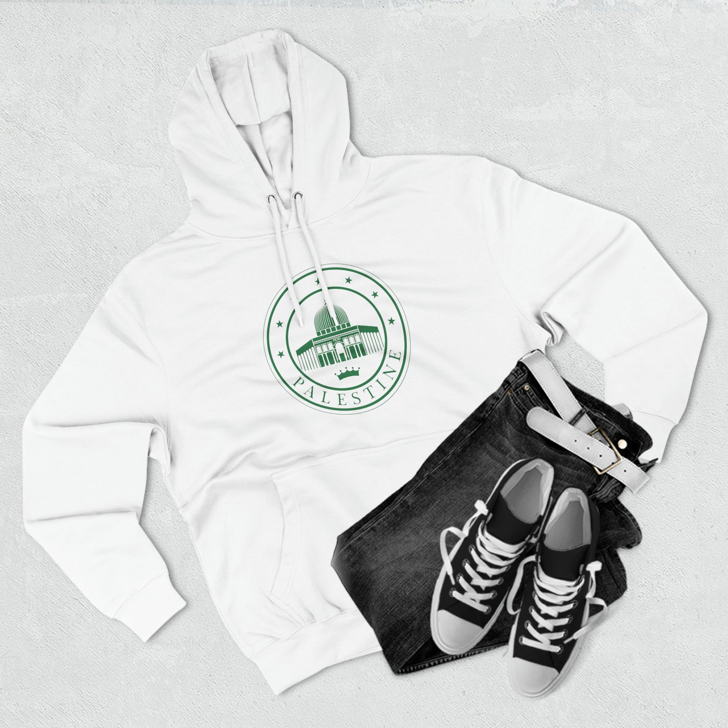 Seal Of Palestine Unisex Premium Pullover Hoodie