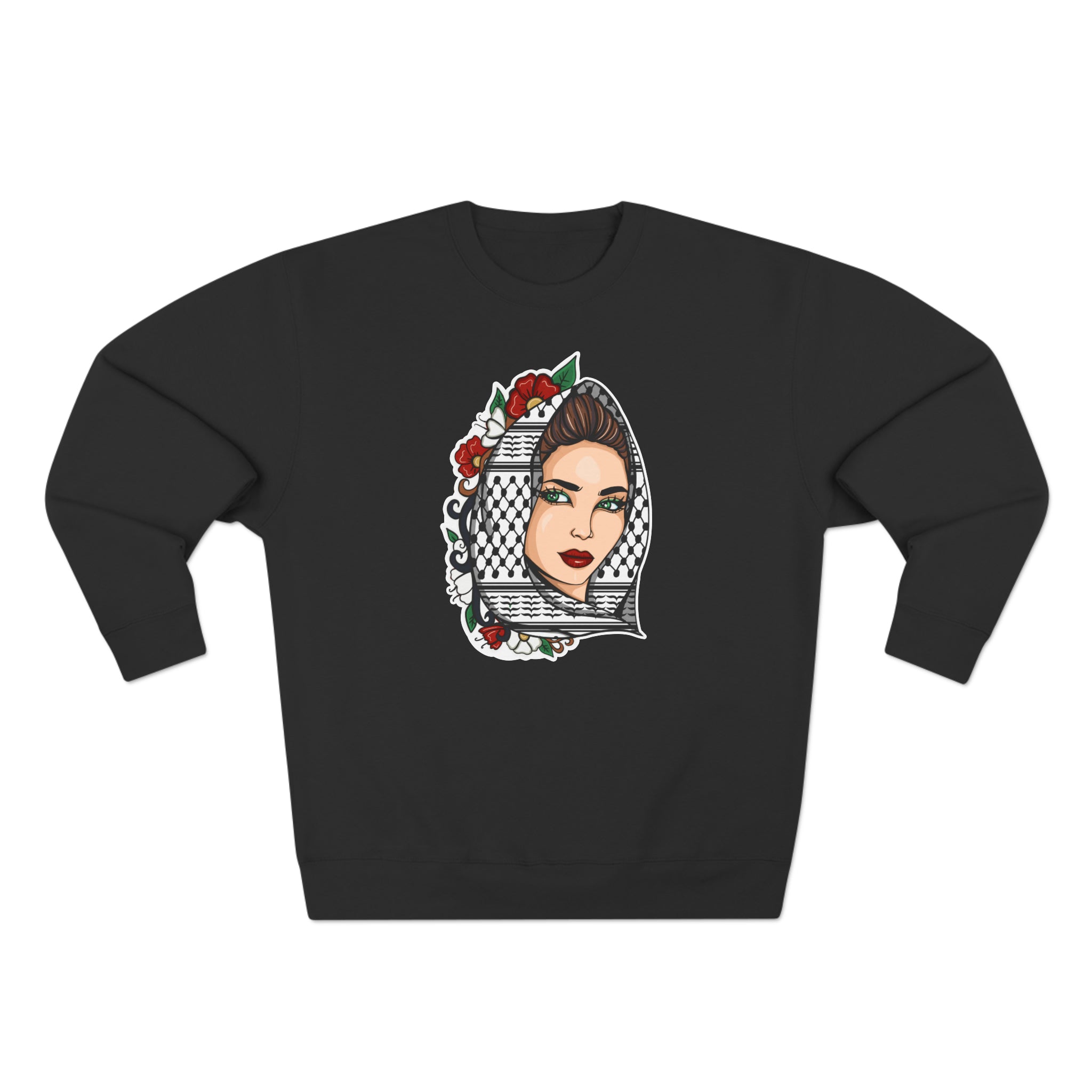 Palestinian Beauty Unisex Premium Crewneck Sweatshirt