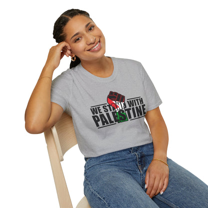 We stand with palestine Unisex Softstyle T-Shirt