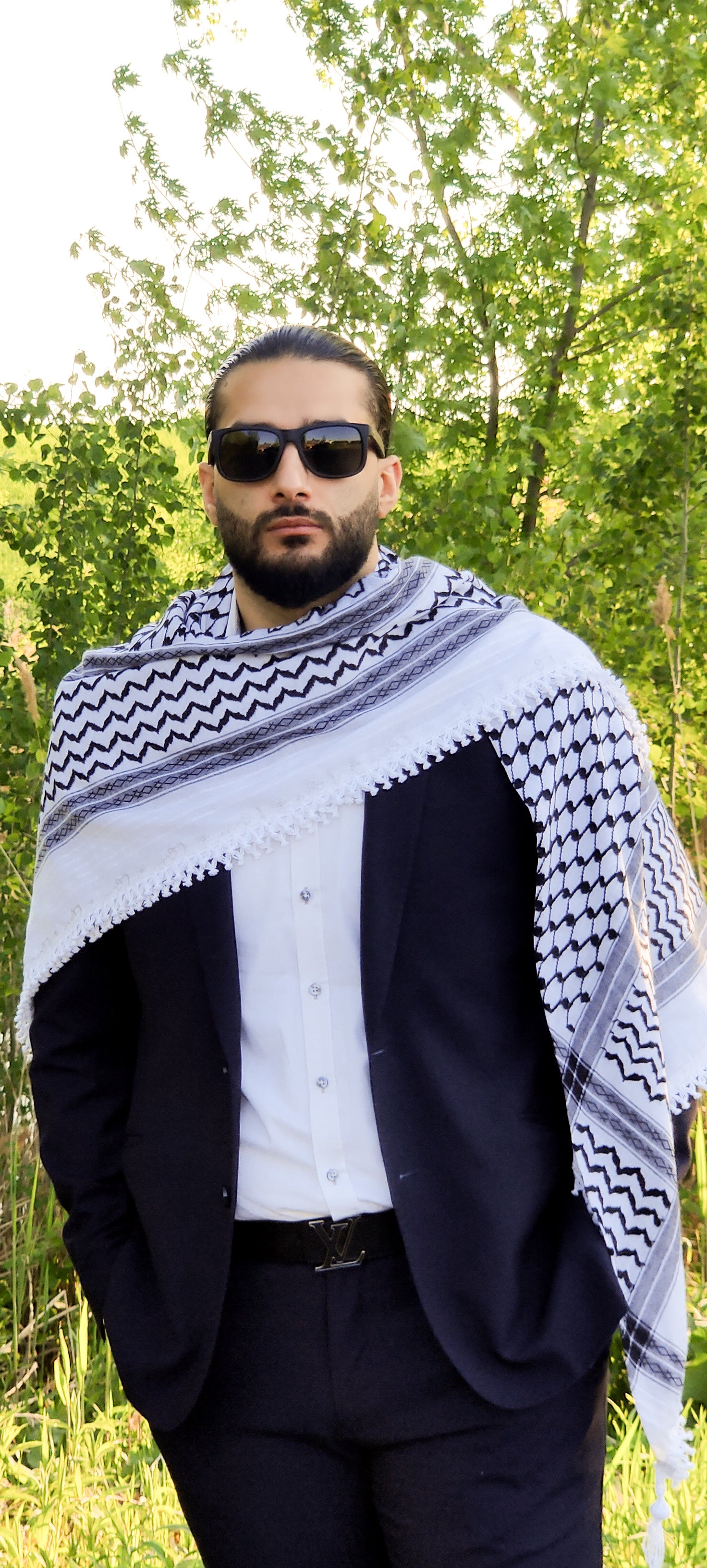 Sajdawi Authentic Palestinian Keffiyeh - Free shipping